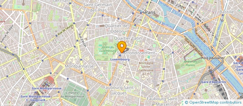 localisation de l'entreprise LUXEMBOURG IMMOBILIER  PARIS