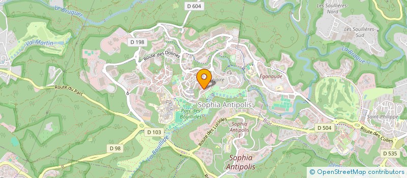 localisation de l'entreprise LUXEMBOURG PALACE  VALBONNE