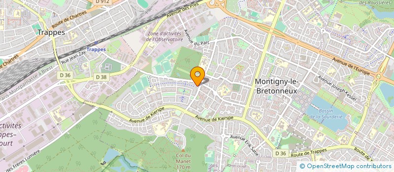 localisation de l'entreprise LUXEO  MONTIGNY-LE-BRETONNEUX