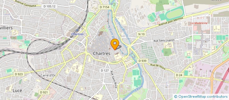 localisation de l'entreprise LUXEOR à CHARTRES