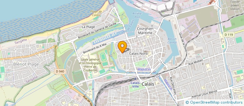 localisation de l'entreprise LUXEOR  CALAIS