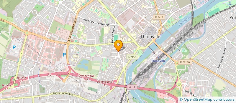 localisation de l'entreprise LUXERENOVATION  THIONVILLE