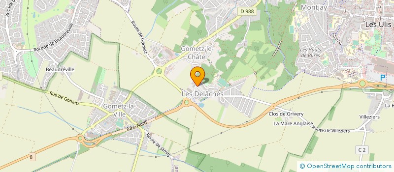 localisation de l'entreprise LUXERI à GOMETZ-LE-CHATEL