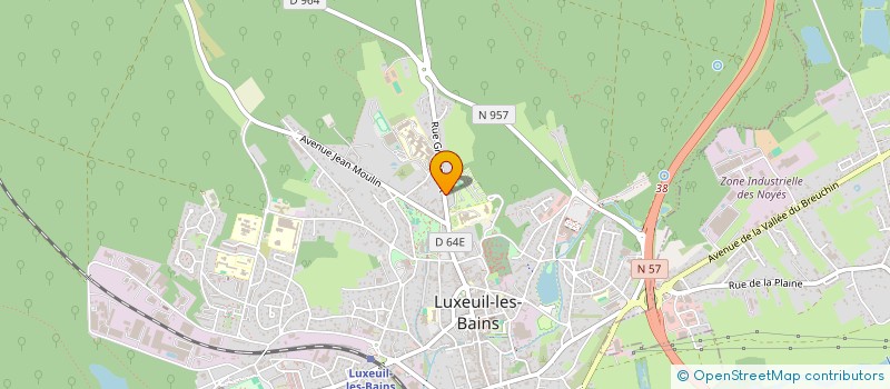 localisation de l'entreprise LUXEUIL TAXI  LUXEUIL-LES-BAINS