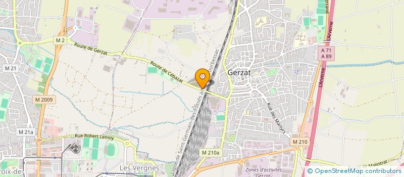 localisation de l'entreprise LUXFER GAS CYLINDERS S.A.S. à GERZAT