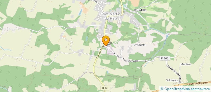 localisation de l'entreprise LUXIA ELECTRICITE  SAINT-MARTIN-DE-HINX