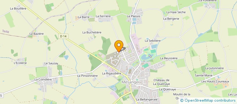 localisation de l'entreprise LUXIMA  MESANGER