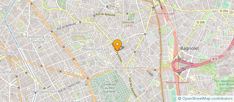 localisation de l'entreprise LUXIMAGE à PARIS