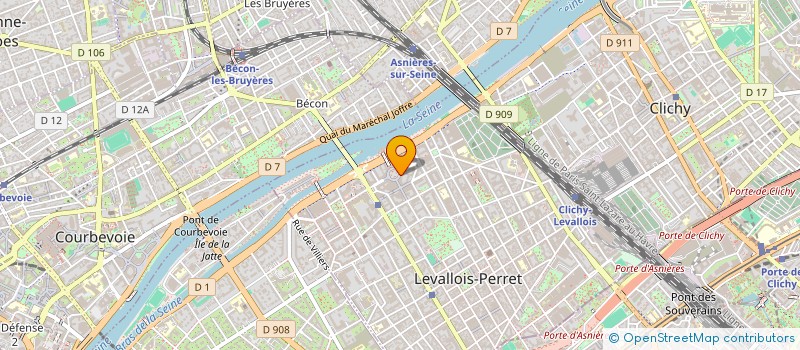 localisation de l'entreprise LUXIMMO à LEVALLOIS-PERRET