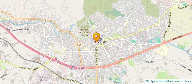 localisation de l'entreprise LUXIMMO VAR REALITY  TOULON