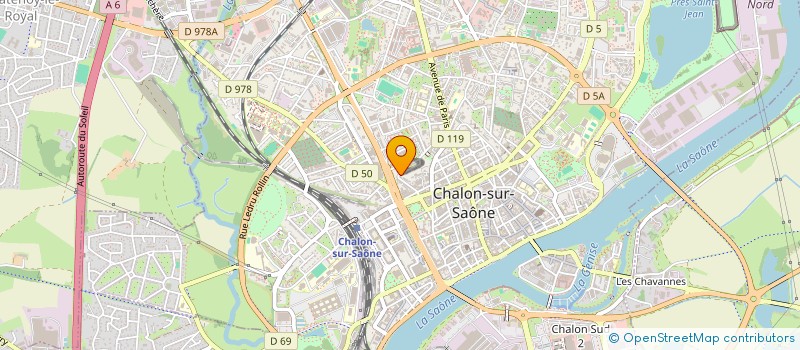 localisation de l'entreprise LUXIMO à CHALON-SUR-SAONE