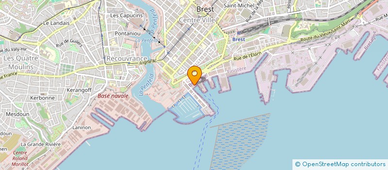 localisation de l'entreprise LUXIOR ASSURANCES à BREST