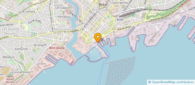 localisation de l'entreprise LUXIOR MOULINS à BREST