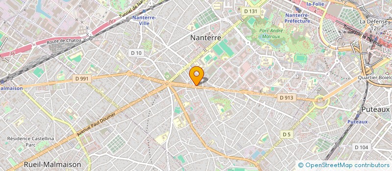 localisation de l'entreprise LUXIUM à NANTERRE