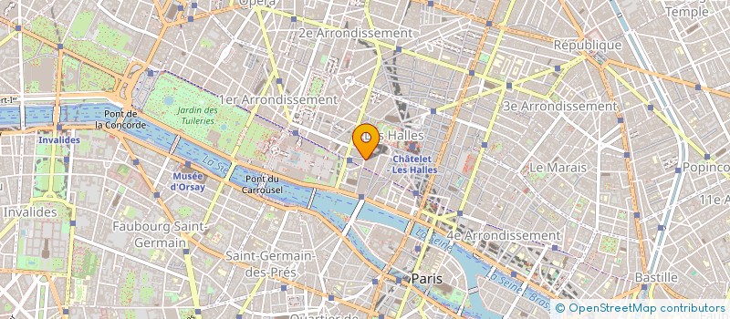 localisation de l'entreprise LUXLINE à PARIS