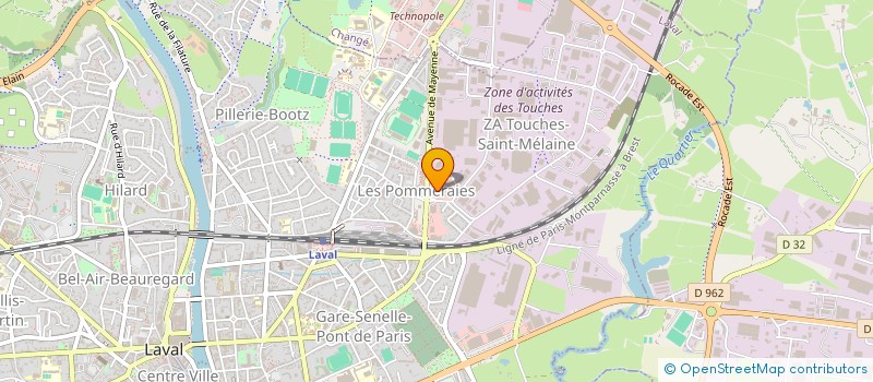 localisation de l'entreprise LUXMATIC à LAVAL