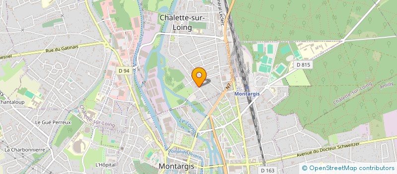localisation de l'entreprise LUXMY EXOTIQUE à CHALETTE-SUR-LOING