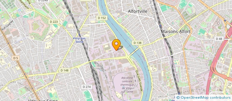 localisation de l'entreprise LUXO SPORT à VITRY-SUR-SEINE