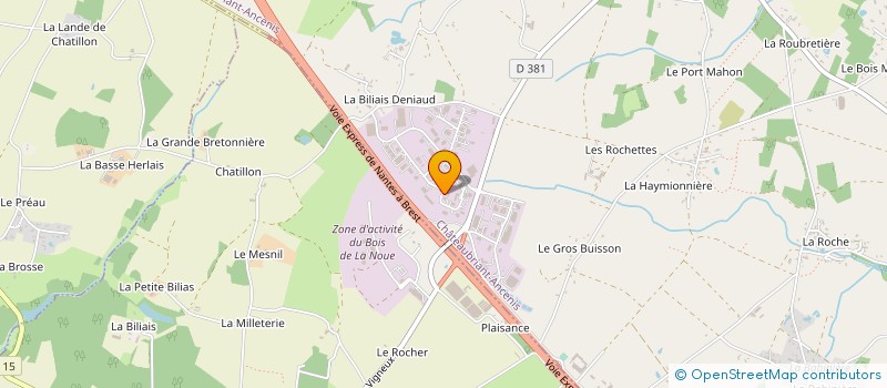 localisation de l'entreprise LUXOCEA à VIGNEUX-DE-BRETAGNE