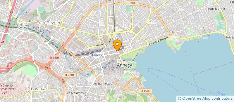 localisation de l'entreprise LUXOPTO à ANNECY