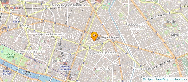 localisation de l'entreprise LUXOR à PARIS