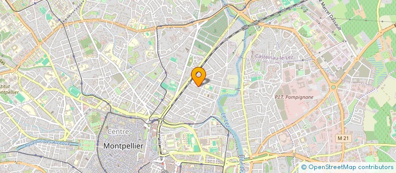 localisation de l'entreprise LUXOR à MONTPELLIER