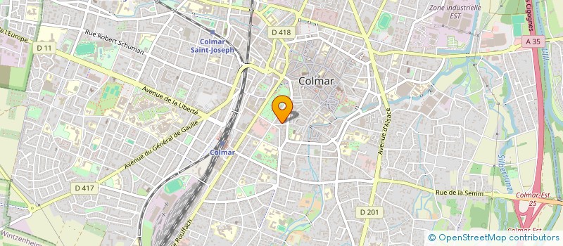 localisation de l'entreprise LUXOR BRANDS COMPANY  COLMAR