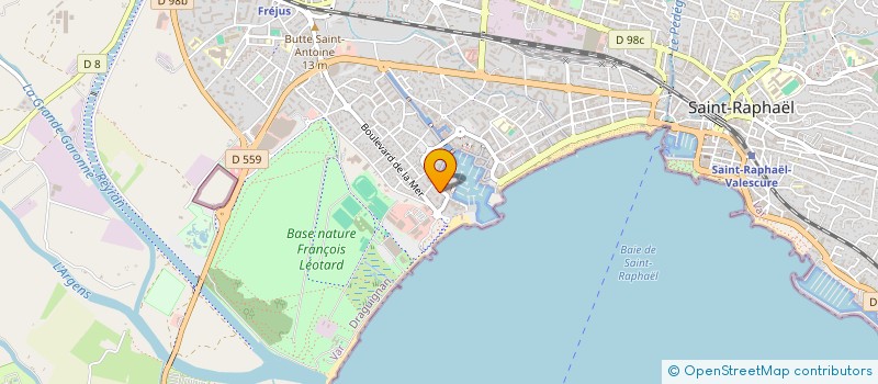 localisation de l'entreprise LUXOR IMMOBILIER à FREJUS