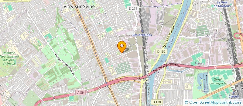 localisation de l'entreprise LUXOR MULTISERVICES à VITRY-SUR-SEINE