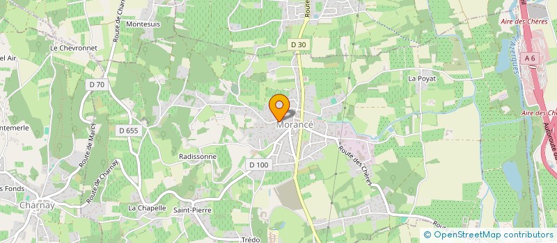 localisation de l'entreprise LUXOR PRESTIGE  MORANCE