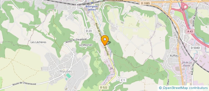 localisation de l'entreprise LUXOR VTC  MAUBEC