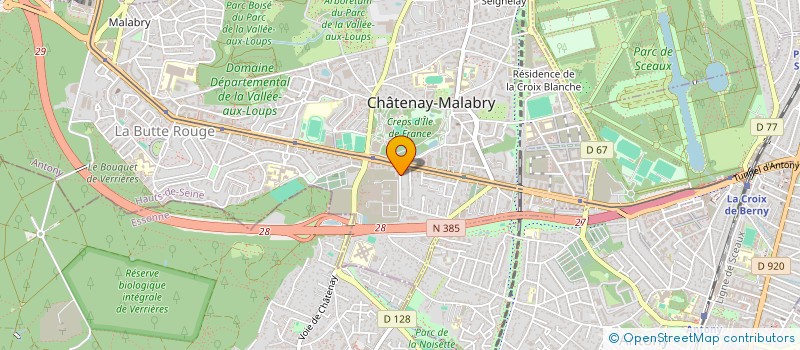 localisation de l'entreprise LUXORIENT à CHATENAY-MALABRY