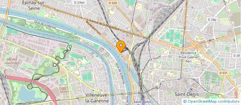 localisation de l'entreprise LUXREACH à EPINAY-SUR-SEINE