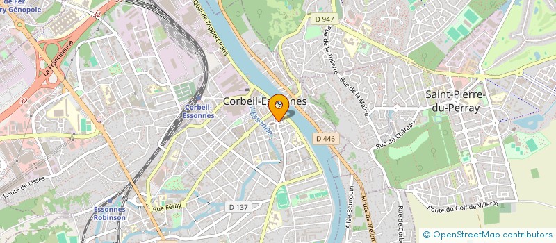 localisation de l'entreprise LUXSI à CORBEIL-ESSONNES