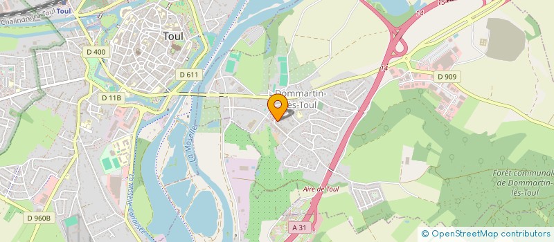 localisation de l'entreprise LUXSIDE INTERIOR DESIGN  TOUL