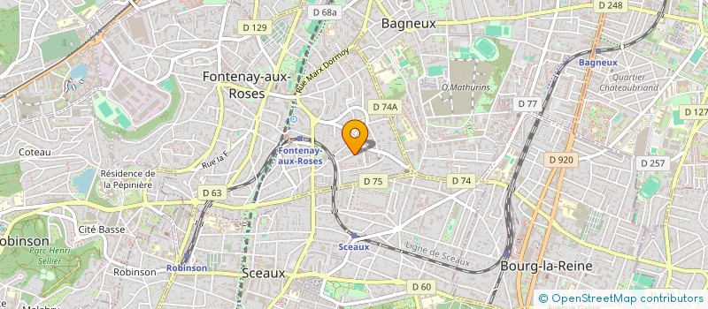 localisation de l'entreprise LUXUCAB à FONTENAY-AUX-ROSES