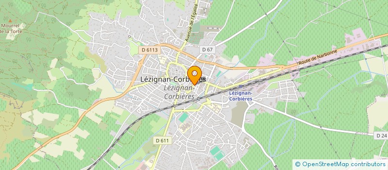 localisation de l'entreprise LUXURISTE à LEZIGNAN-CORBIERES