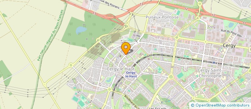 localisation de l'entreprise LUXURY 4S  CERGY