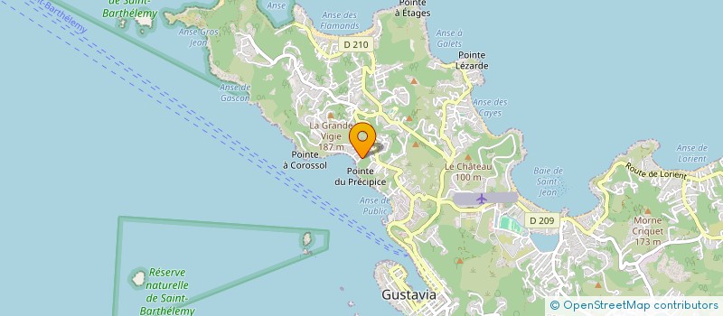 localisation de l'entreprise LUXURY à SAINT BARTHELEMY
