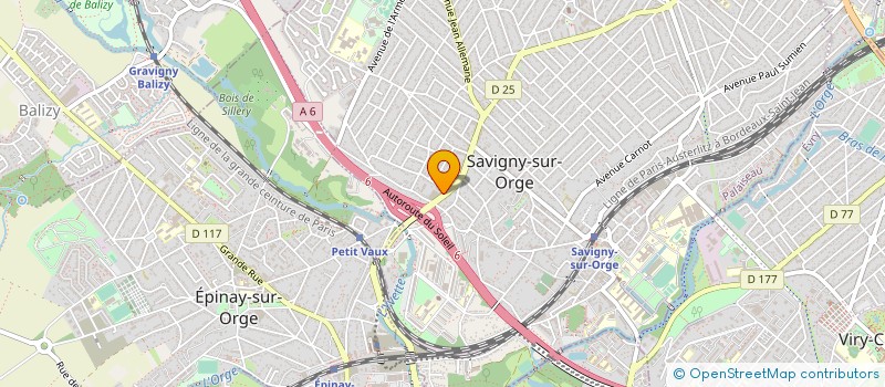 localisation de l'entreprise LUXURY AMENAGEMENT à SAVIGNY-SUR-ORGE