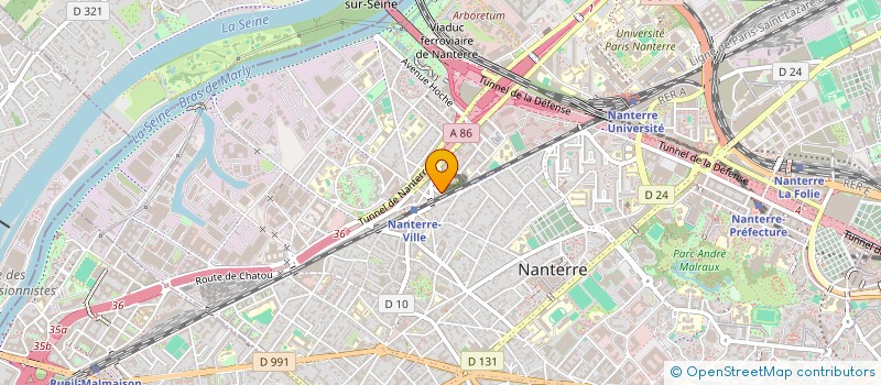 localisation de l'entreprise LUXURY ASSURANCE  NANTERRE