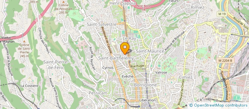 localisation de l'entreprise LUXURY AUTO à NICE