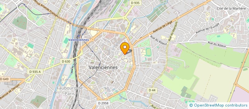 localisation de l'entreprise LUXURY BARBER à VALENCIENNES