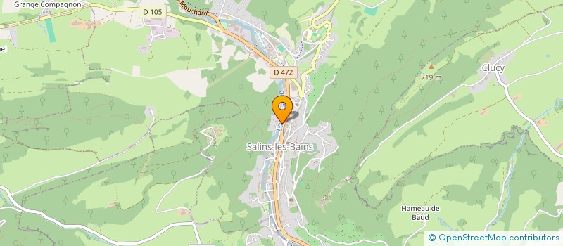 localisation de l'entreprise LUXURY CAPITAL à SALINS-LES-BAINS