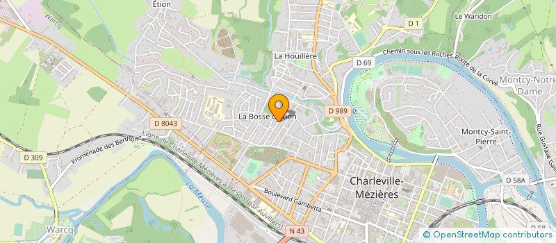 localisation de l'entreprise LUXURY CAR  CHARLEVILLE-MEZIERES