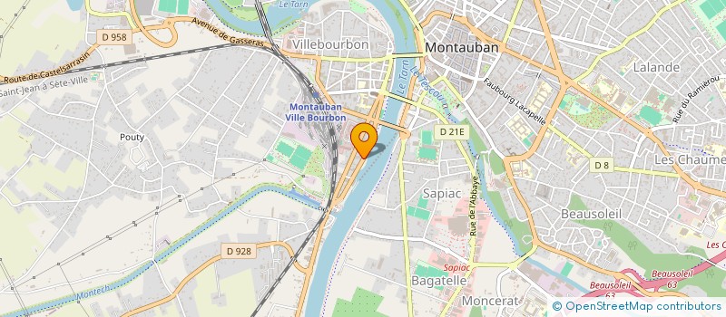 localisation de l'entreprise LUXURY CAR  MONTAUBAN