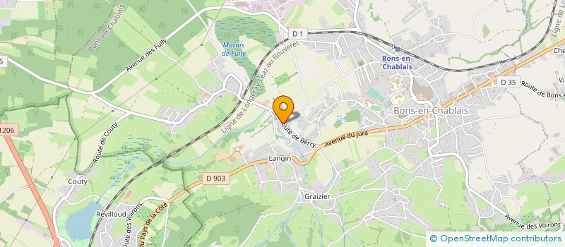 localisation de l'entreprise LUXURY CAR CONSULTING à BONS-EN-CHABLAIS