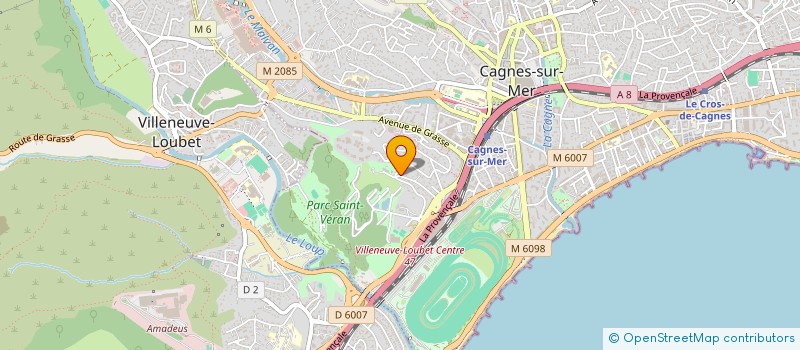 localisation de l'entreprise LUXURY CAR FRENCH RIVIERA VTC à CAGNES-SUR-MER