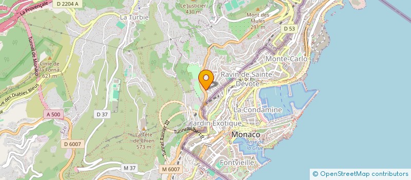 localisation de l'entreprise LUXURY CAR SERVICES à BEAUSOLEIL