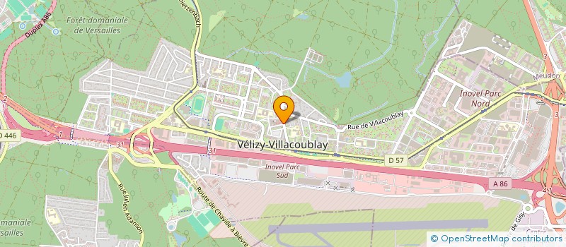 localisation de l'entreprise LUXURY CARS  VELIZY-VILLACOUBLAY
